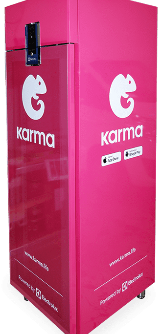Foliering av kylskåp till Karma Helfolierat kylskåp till Electrolux och Karma