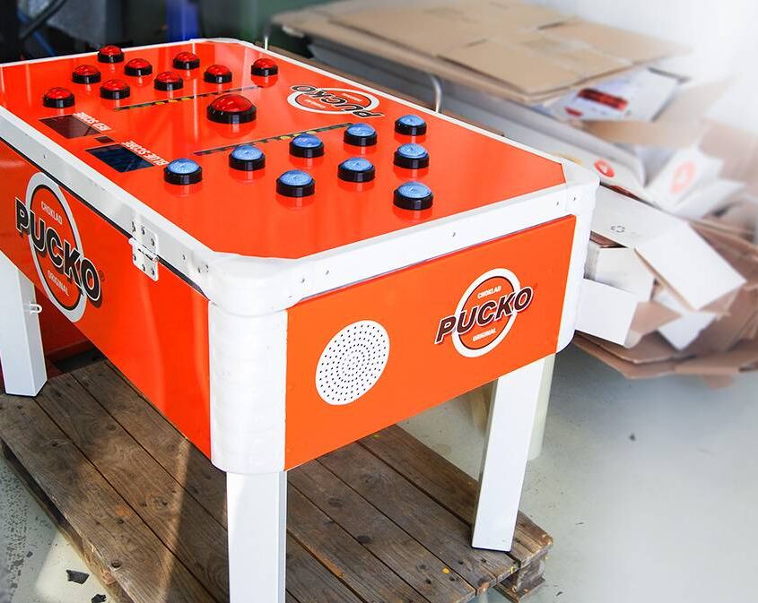 Foliering av spel till Pucko Foliering av spel till Pucko event