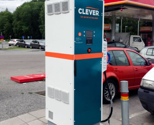 Foliering av laddstation för bilar Foliering av laddstation för bilar