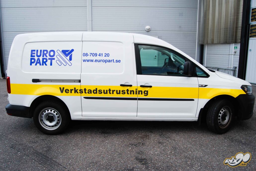 Enkel och tydlig bildekor till VW Caddy Enkel och tydlig bildekor till VW Caddy