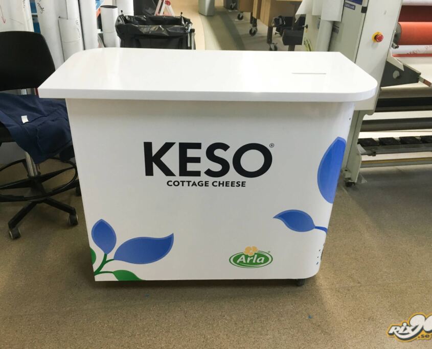 Folierad mässdisk till Keso Foliering av disk till sampling av Keso