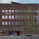 Fasadskylt Stockholm med MTRs logotyp med lysande effekt i Profil 6 och LED