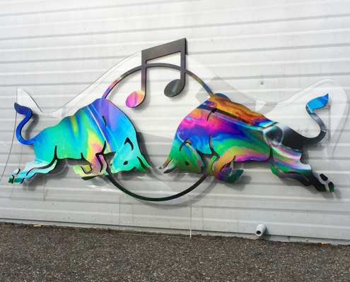 Skylt i akryl till Redbull