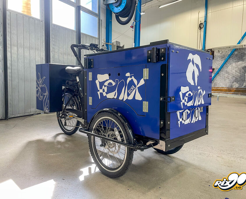 Riche-Fenix-Cargobike Foliering av cargocykel i Stockholm