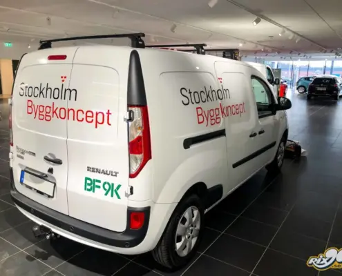 Bilstickers till Stockholm Byggkoncept Bildekaler till Stockholm Byggkoncept och Renault