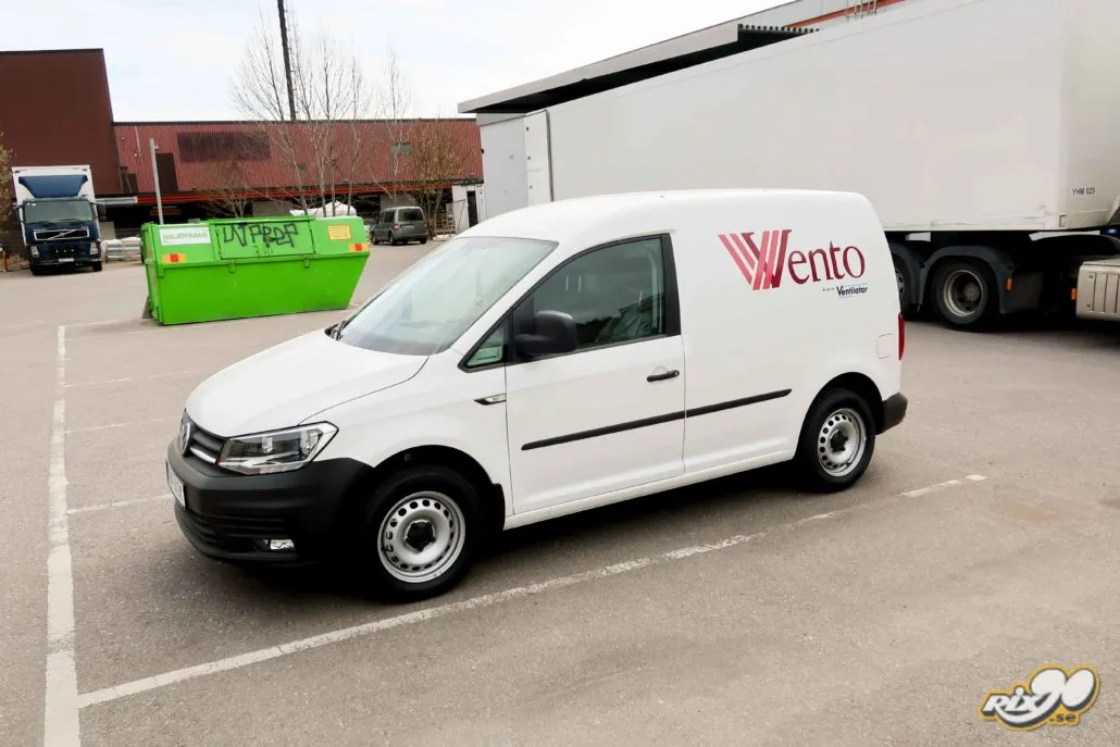 Bildekaler på VW Caddy åt Wento i Stockholm Bildekaler på VW Caddy åt Wento i Stockholm