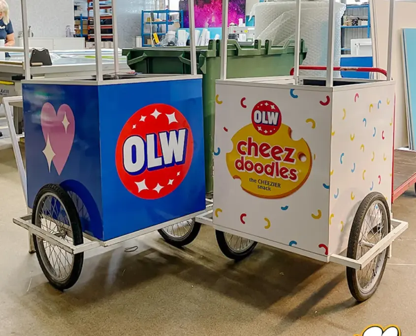umg-OLW-Cargocykel Foliering av cyklar till OLW